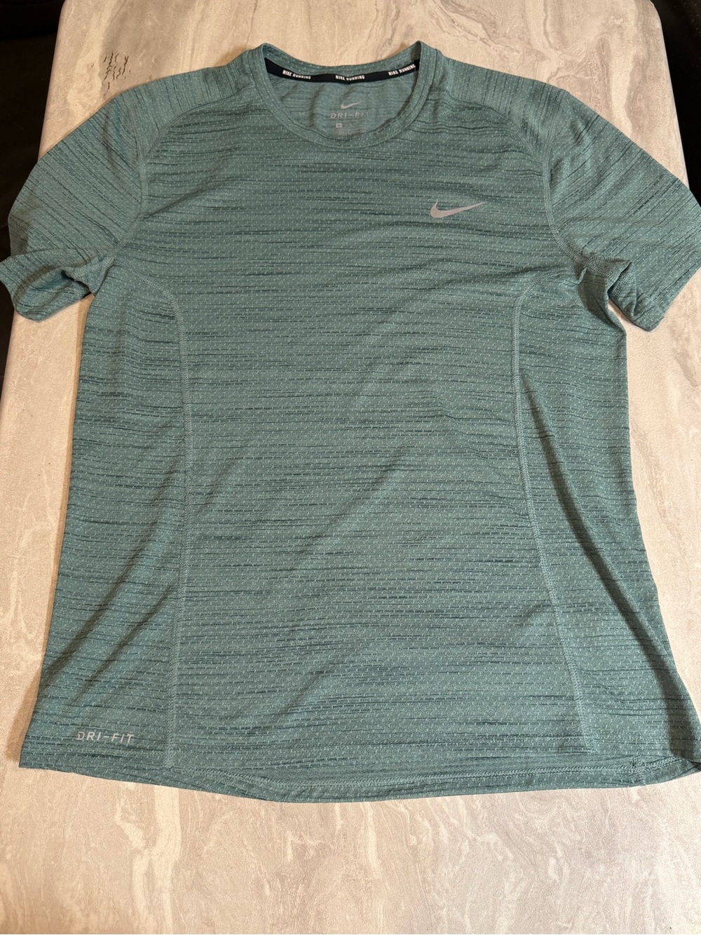 Nike Men's Teal Heather Dri-FIT Short Sleeve Shirt